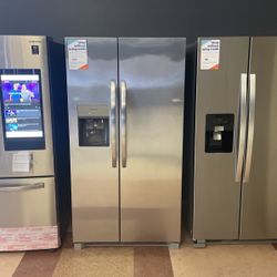 Frigidaire Stainless Steel Side By Side Refrigerator🔥🔥🔥