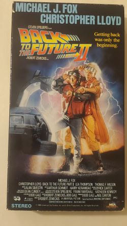 Back To The Future Part II VHS 