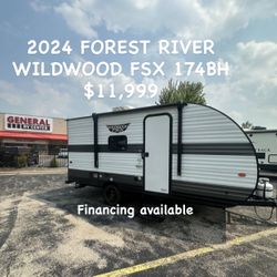 2024 FOREST RIVER WILDWOOD FSX 174BH