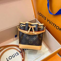 LV Louis Vuitton nano noe mini handbag crossbody bag authentic