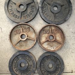 Olympic Weights 35s 25s 25s Selling All Together 