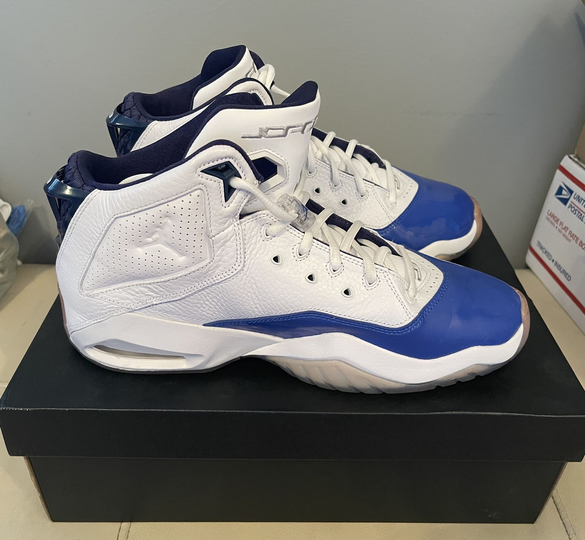 Men’s Size 12 - Air Jordan B'Loyal White Metallic Silver