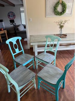 4 dining chairs
