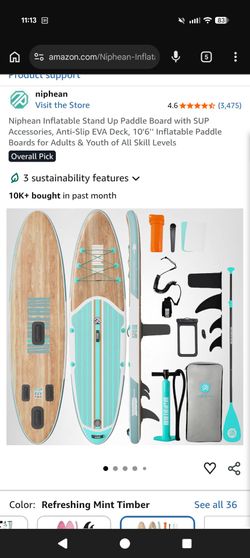 Niphean inflatable SUP board - used only once