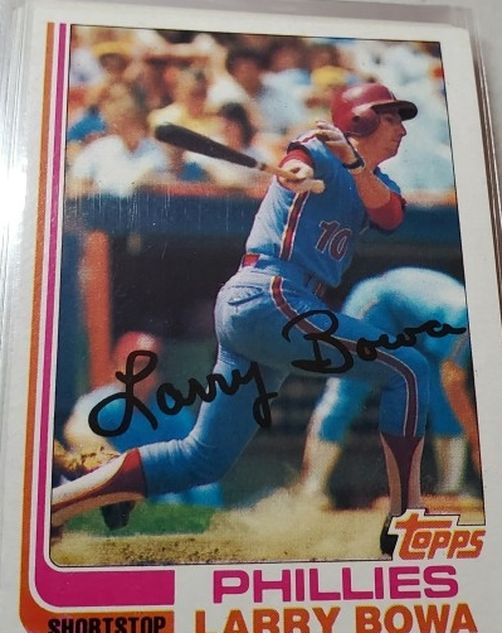 1982 TOPPS LARRY BOWA #515 ,PHILADELPHIA PHILLIES