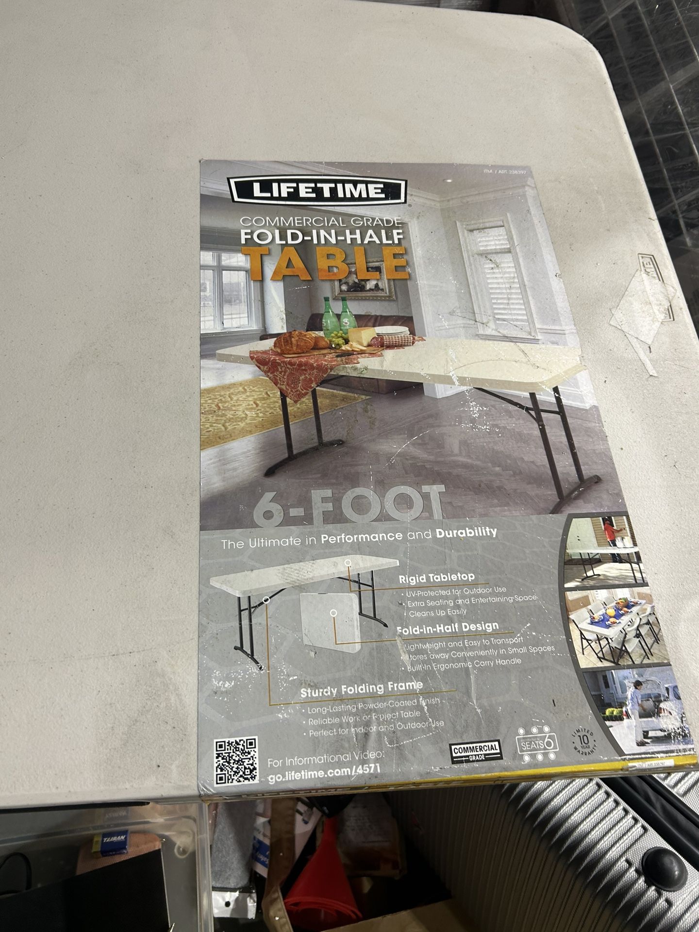 6 Feet Foldable Table ; Trades Alright ; Negotiable
