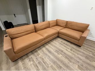 Leather Sectional - Arhaus Remington Sectional