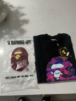 bape t shirt- SIZE (Large)