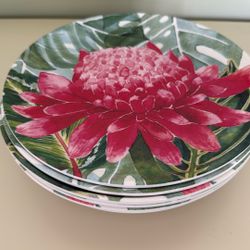 7 Plastic Dessert Plates