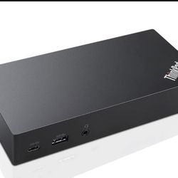 Lenovo ThinkPad USB-C UltraDock With 90W 2 Prong AC Adapter (40A90090US)
