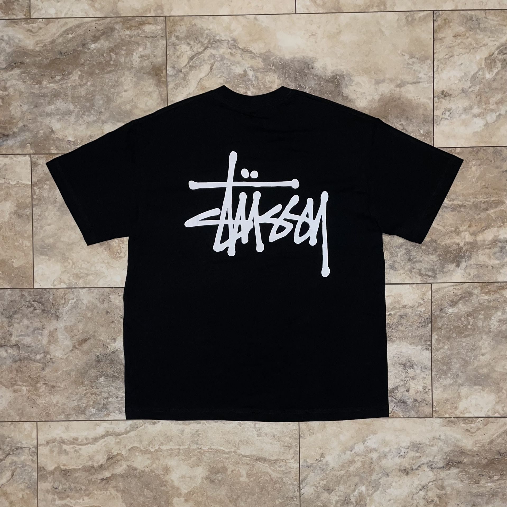 Stussy Basic T-shirt Black Size XL