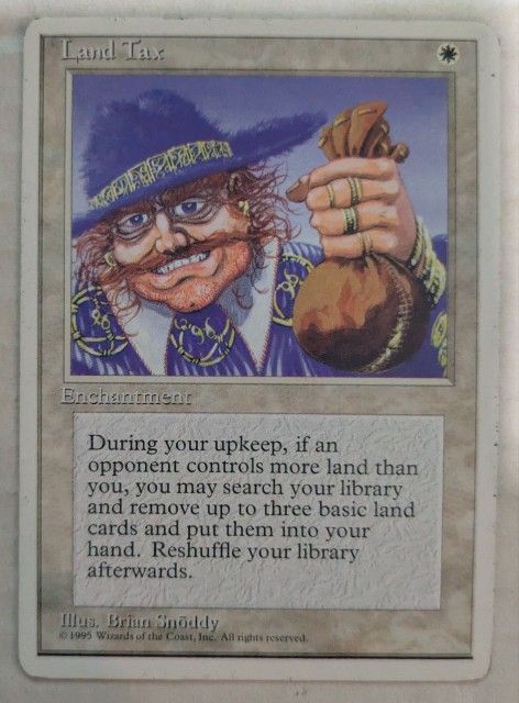 Land Tax - 4th Edition MTG