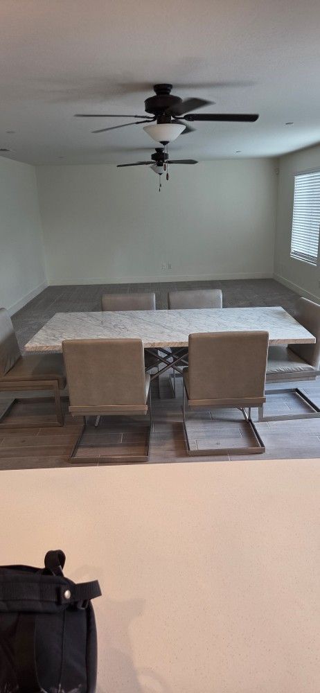 Marble Dining Table w/Chairs