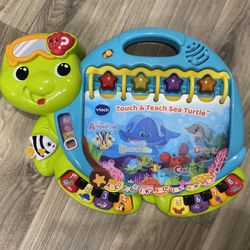 VTech Touch & Teach Sea Turtle 🐢 Interactive Learning Toy
