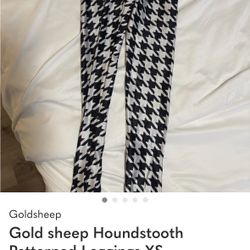 Goldsheep Houndstooth Leggings