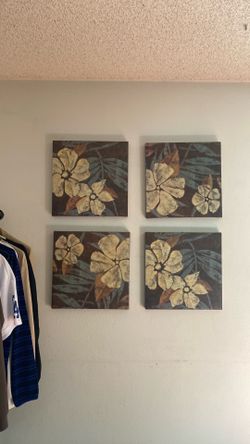 Maria Donovan Flowers On Chocolate wall art