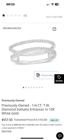 1/4 CT Diamond Solitaire Enhancer