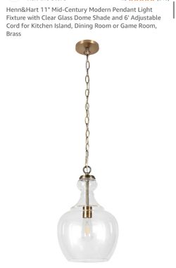Pendant light