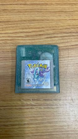 VINTAGE GAME BOY COLOR POKÉMON CRYSTAL VERSION GAME.