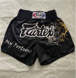 Fairtex Muay Thai Black Shorts “My Fortune”