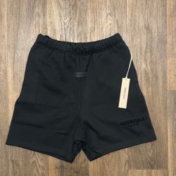 Black essentials shorts size small