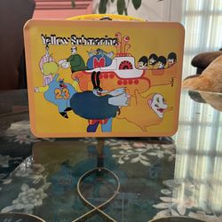 Vintage 1960s Beatles Yellow Submarine Lunch Box 