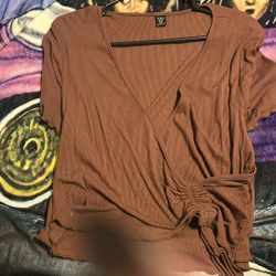 Brown Blouse