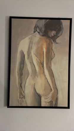 Pintura acrílica desnudo