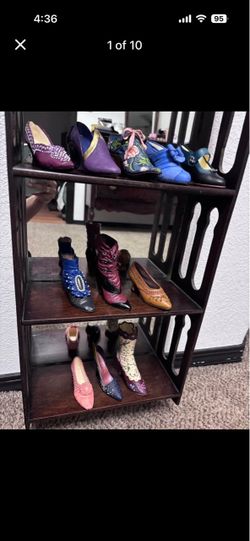 Miniature Decorative Shoe Figurine Collection