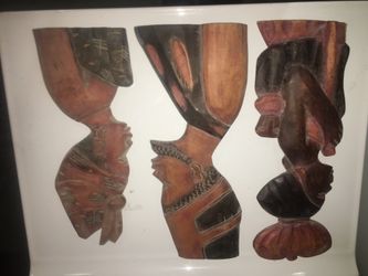 Handcrafted in Ghana wood wall art
