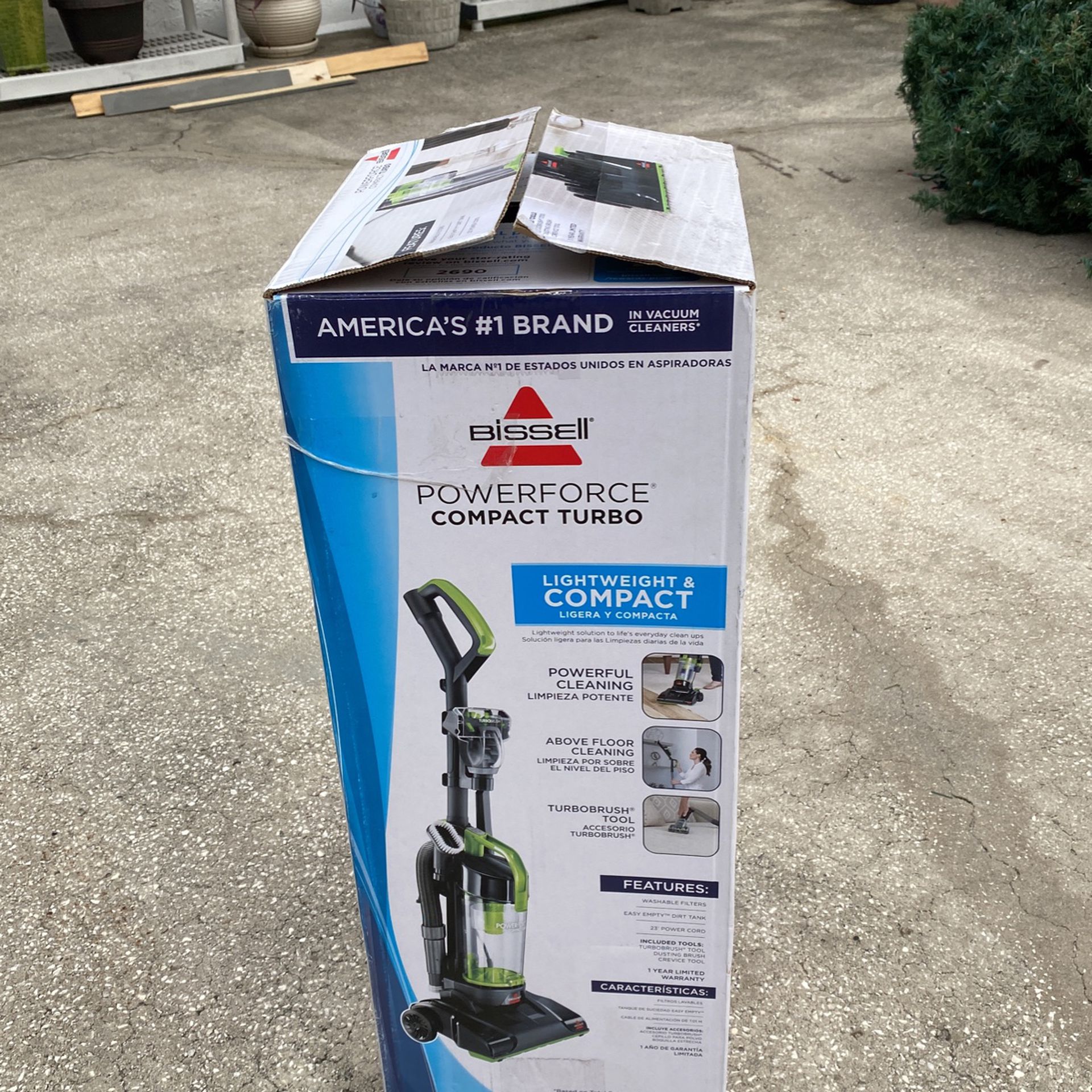 Brand New Bissel Lightweight Powerforce Compact Turbo Vacuum