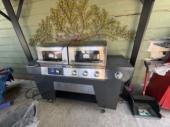 Cuisinart Twin Oaks Dual Function Pellet And Propane Gas Grill