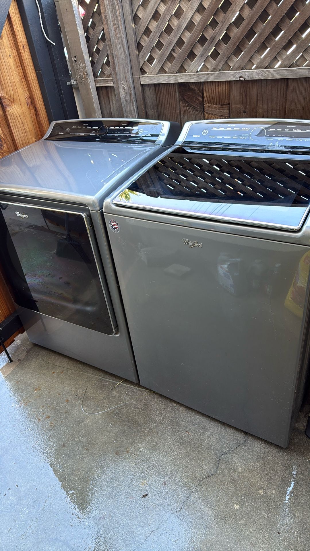 Whirlpool extra large capacity, washer, and dryer