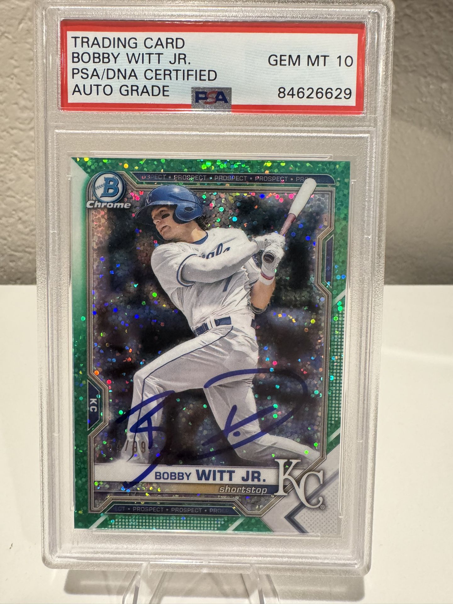 Bobby Witt Jr. Auto /99