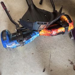 Hoverboard with seat