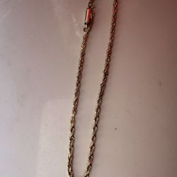 10k Solid Rope Bracelet
