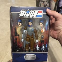 Super 7 G.I. JOE Major bludd
