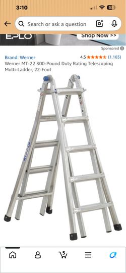 WERNER 22’ FT LADDER