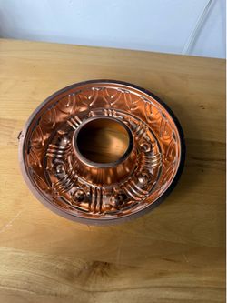 Vintage Copper Jello Mold