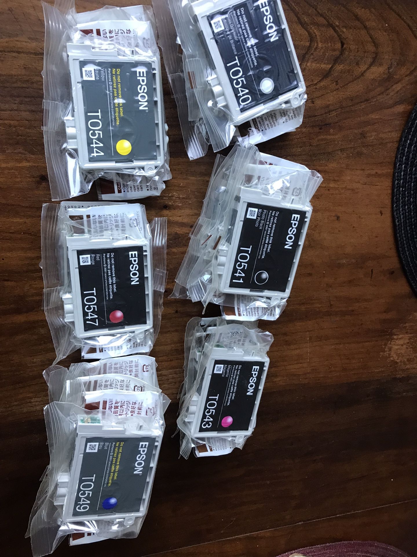 Epson Ink Cartridges Lot 20 Factory Wrapped No Box