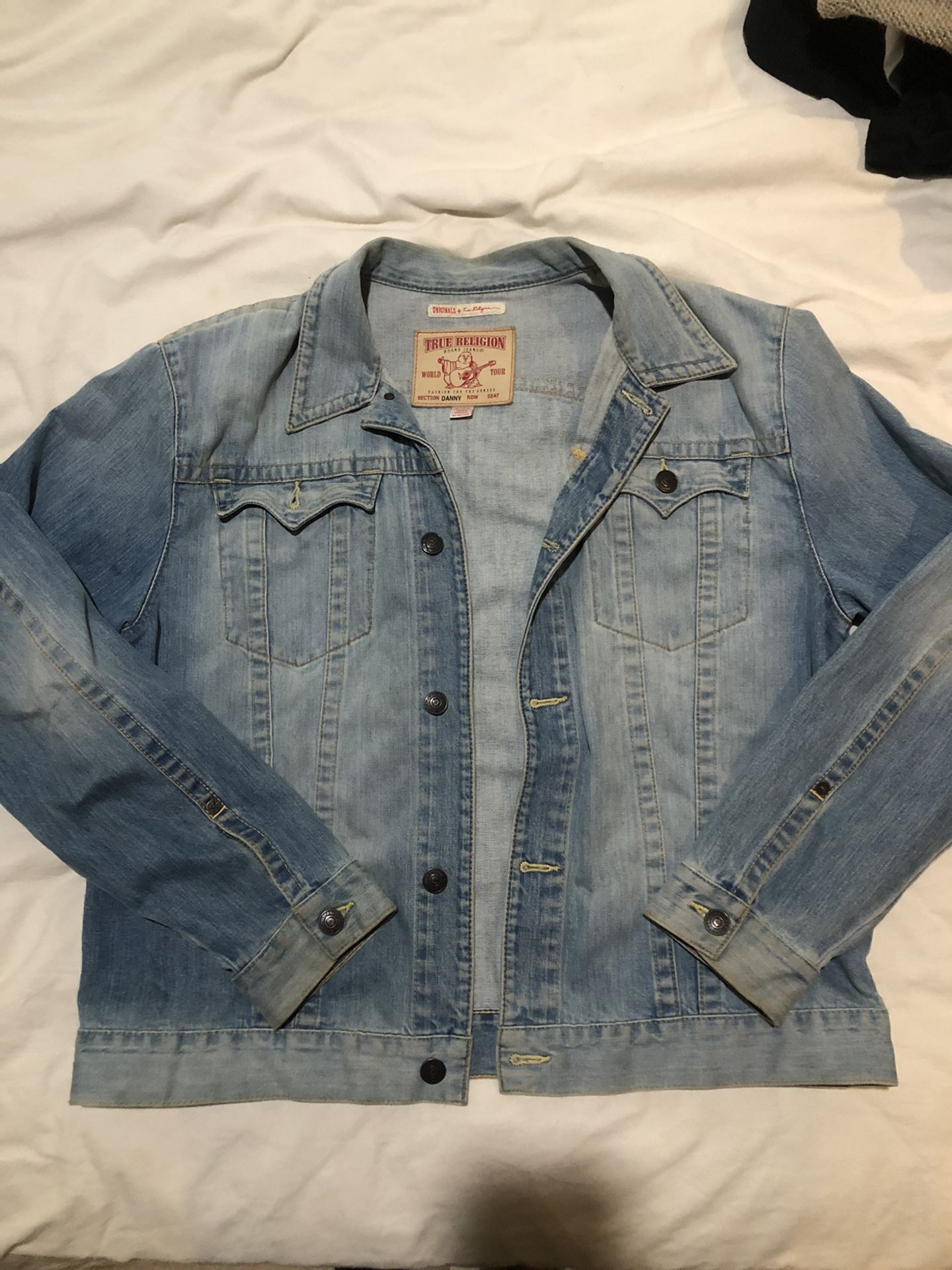 True religion men jacket denim