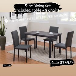 300$ 5 Peace Dining Set