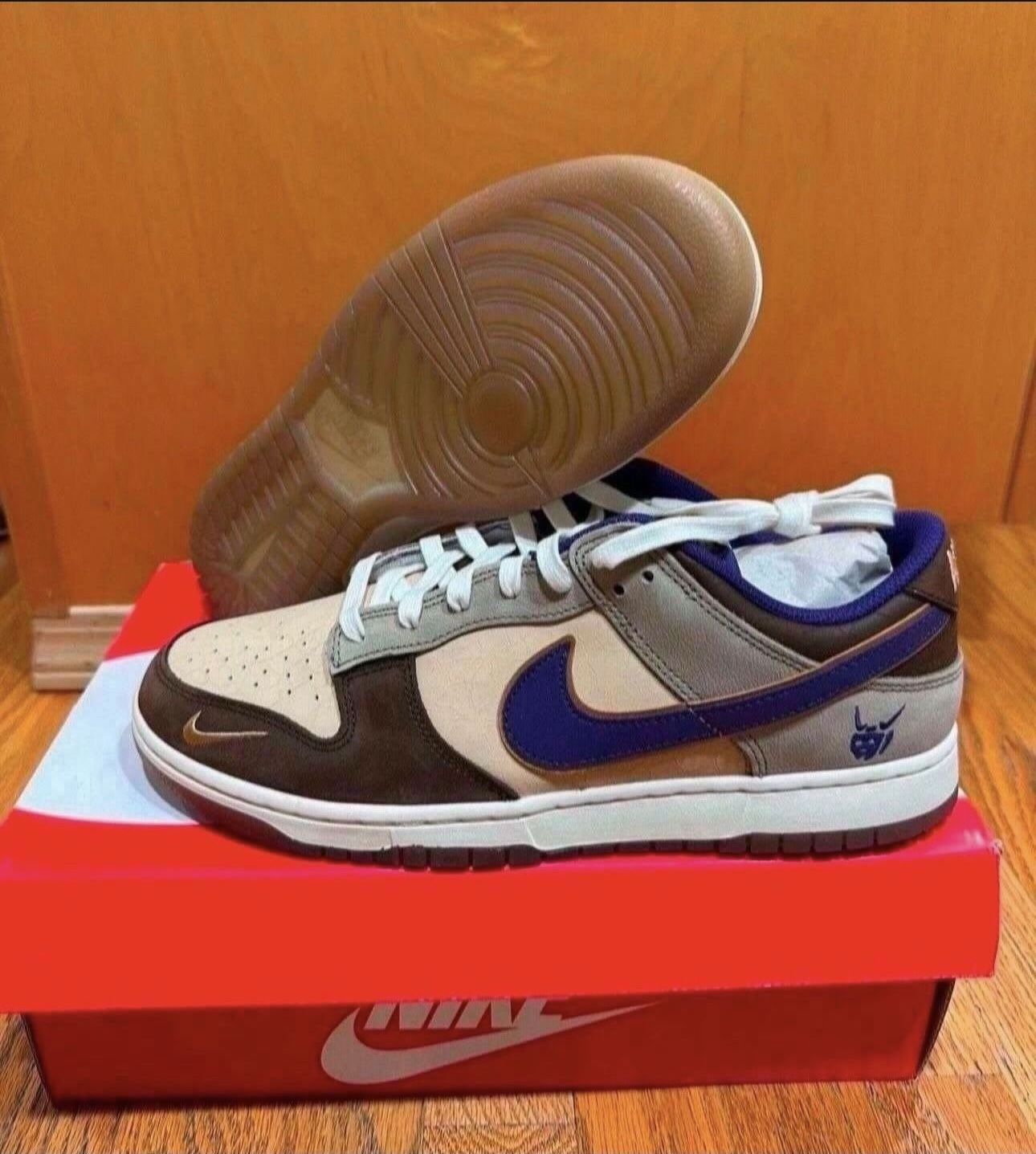 Nike Dunk Low 'Setsubun/White Onyx/Court Purple DQ5009-268 Size 10.5 Brand New