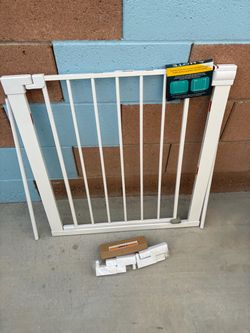 White Metal Baby Safety Gate