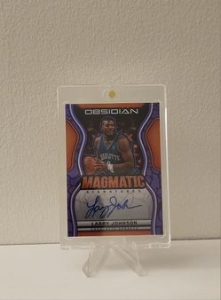 Larry Johnson Obsidian Magmatic Autograph Numbered /49