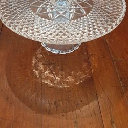 Vintage Glass Cake Stand 