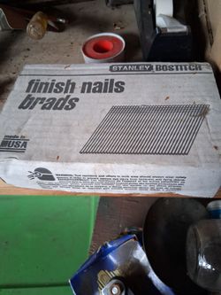 Stanley Bostitch Finish Nails Brads