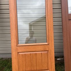 Mahogany Grain Door 