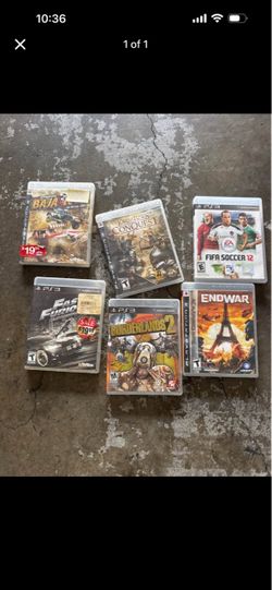 PS3 Games Lot of 6