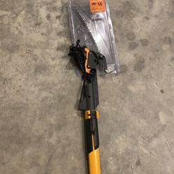 Like New: Fiskars Power-Lever 14-ft Fiberglass Pole Pruner